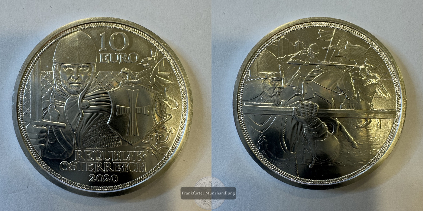  Österreich 10 Euro 2020 Mut (Courage) FM-Frankfurt KM# 3314a Feinsilber: 15,56g   