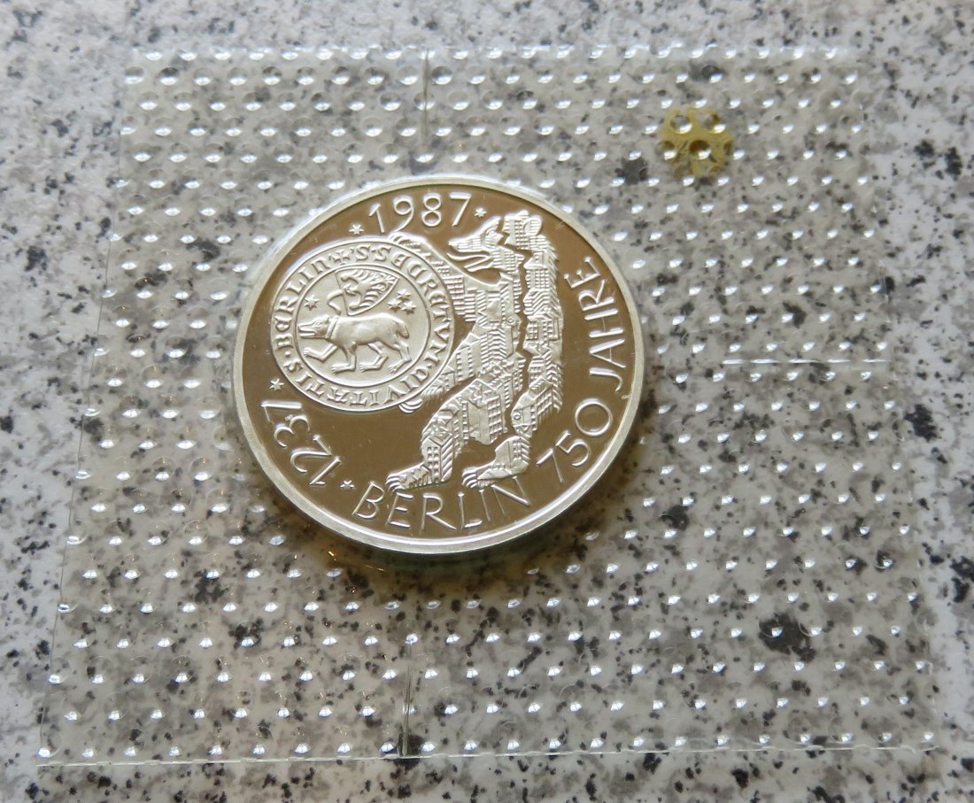  BRD 10 DM 1987 J, PP, 750 Jahre Berlin   