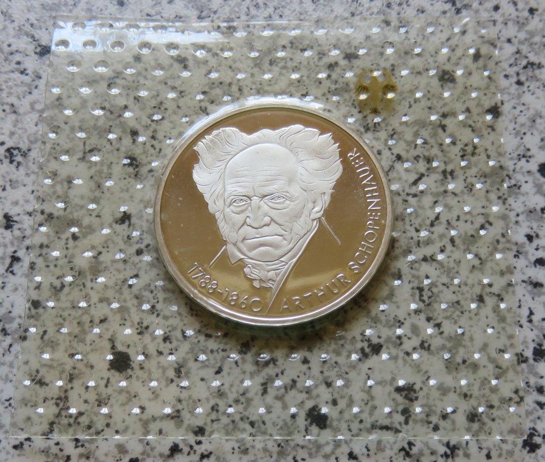  BRD 10 DM 1988 D, PP, Arthur Schopenhauer   