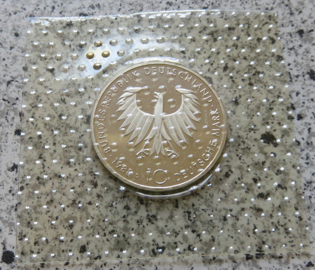  BRD 10 DM 1988 D, PP, Arthur Schopenhauer   