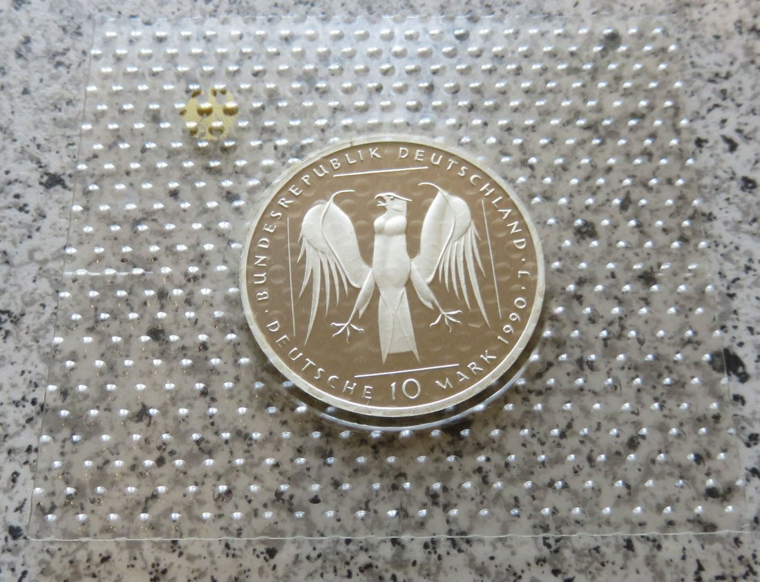  BRD 10 DM 1990 J, PP, 800 Jahre Deutscher Orden   
