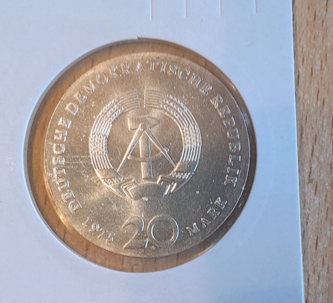  20 Mark 1975 Bach stempelglanz   