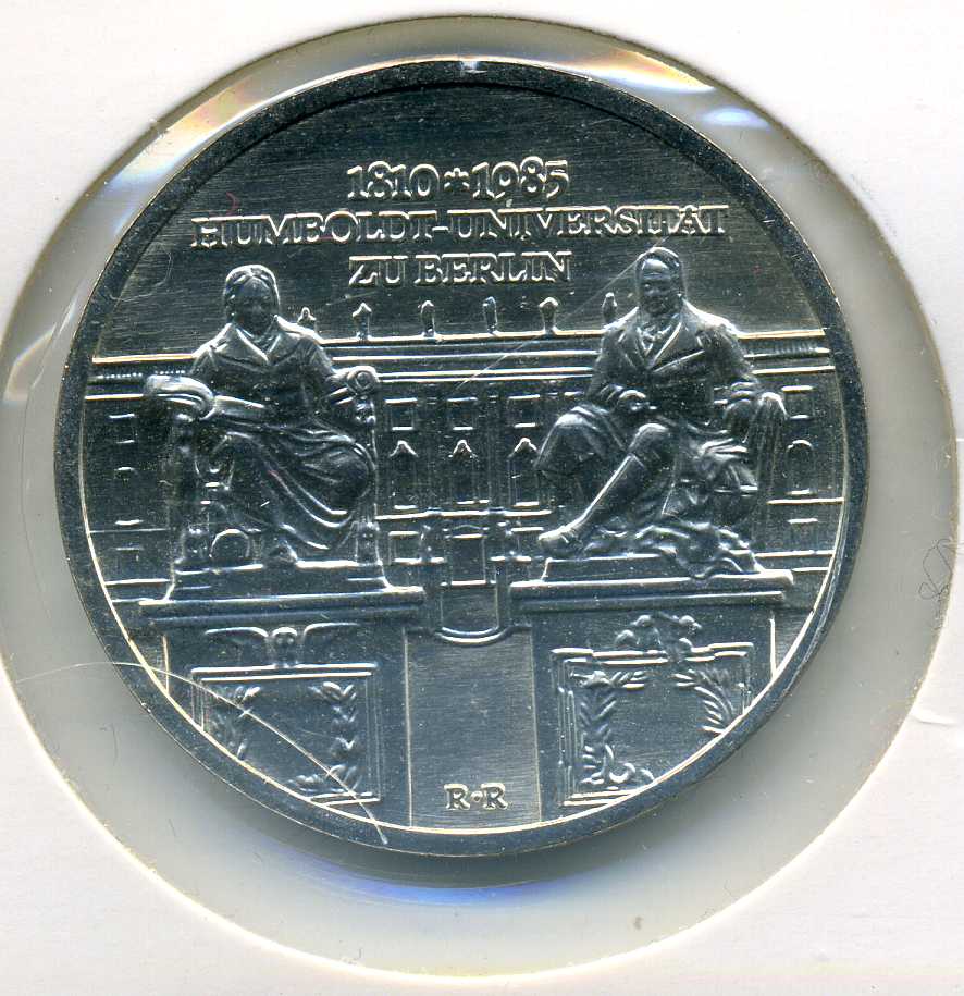 10 Mark 1985 Humboldt-Uni stempelglanz