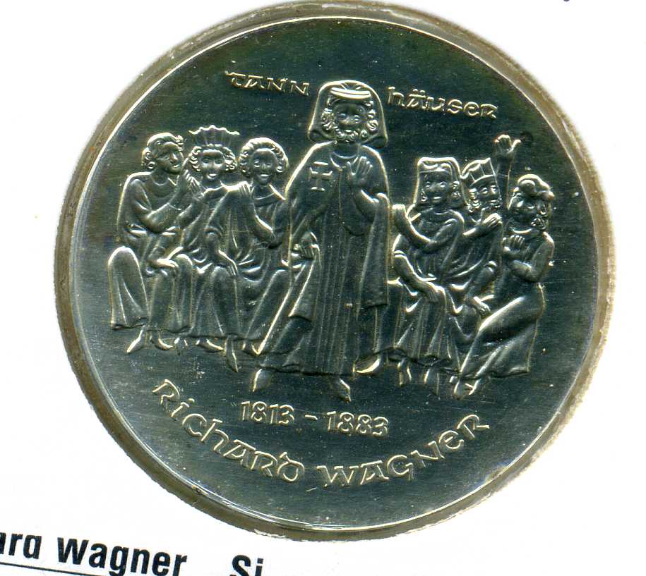 10 Mark 1983 Wagner stempelglanz