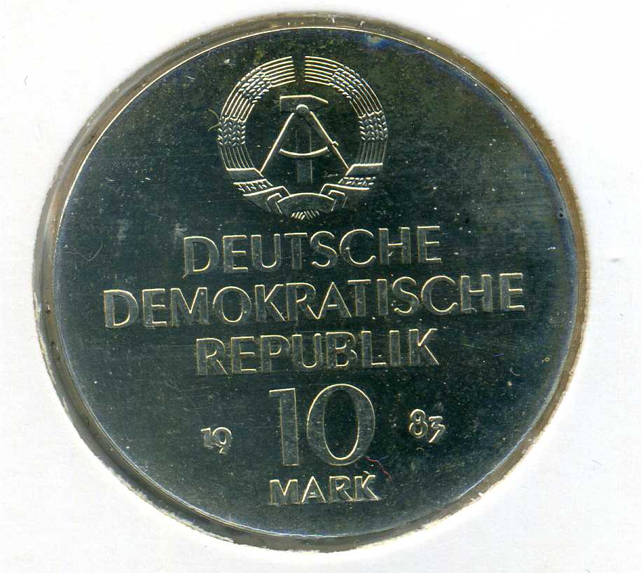  10 Mark 1983 Wagner stempelglanz   