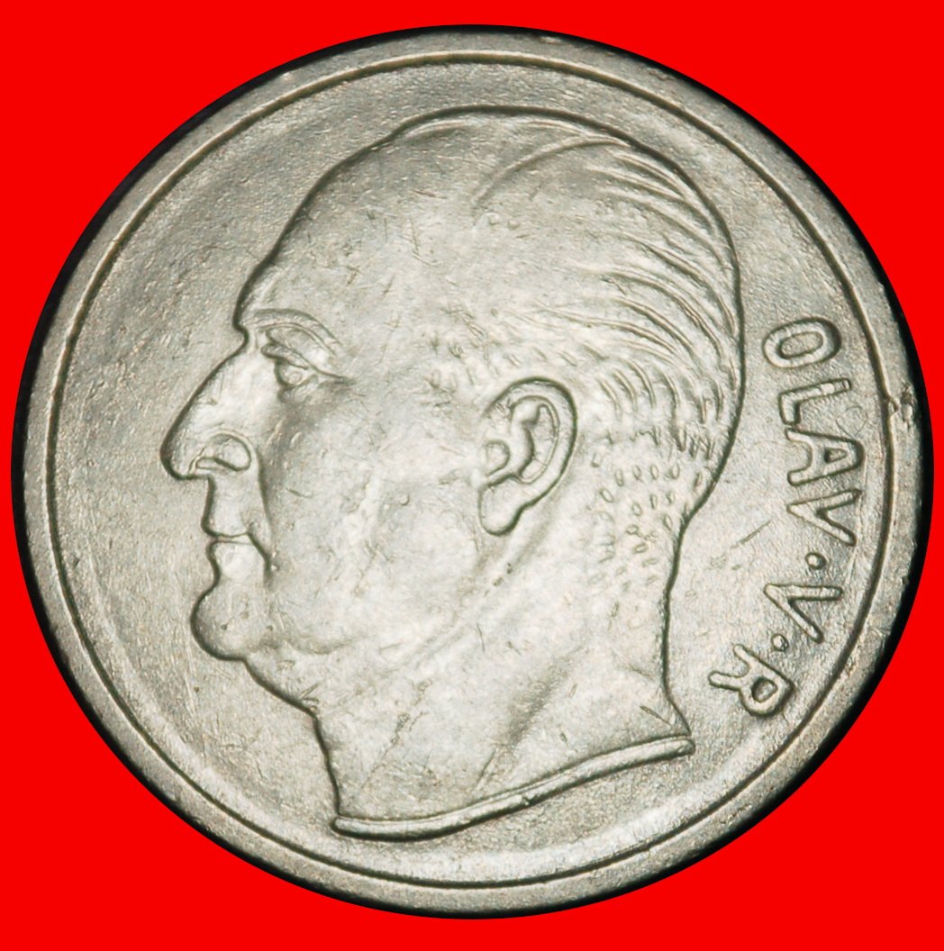  Ⰶ PFERD (1958-1973): NORWEGEN ★ 1 KRONE 1968 ENTDECKUNG MÜNZE! OLAV V. (1957-1991) ★OHNE VORBEHALT!   