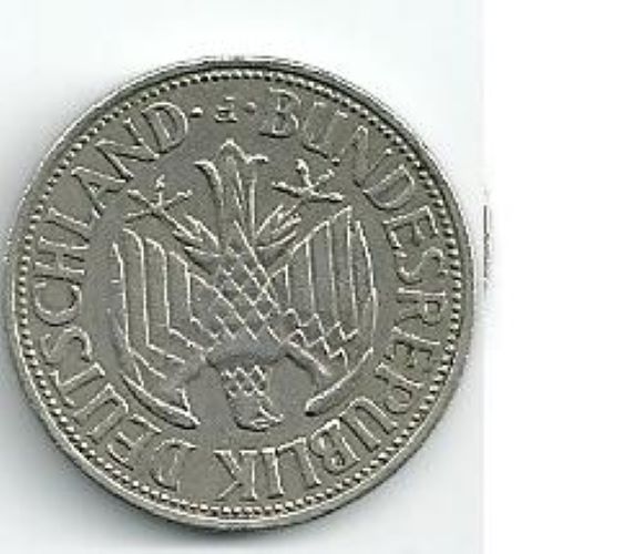 Deutschland 1 Märk 1955 F