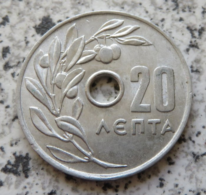  Griechenland 20 Lepta 1969   