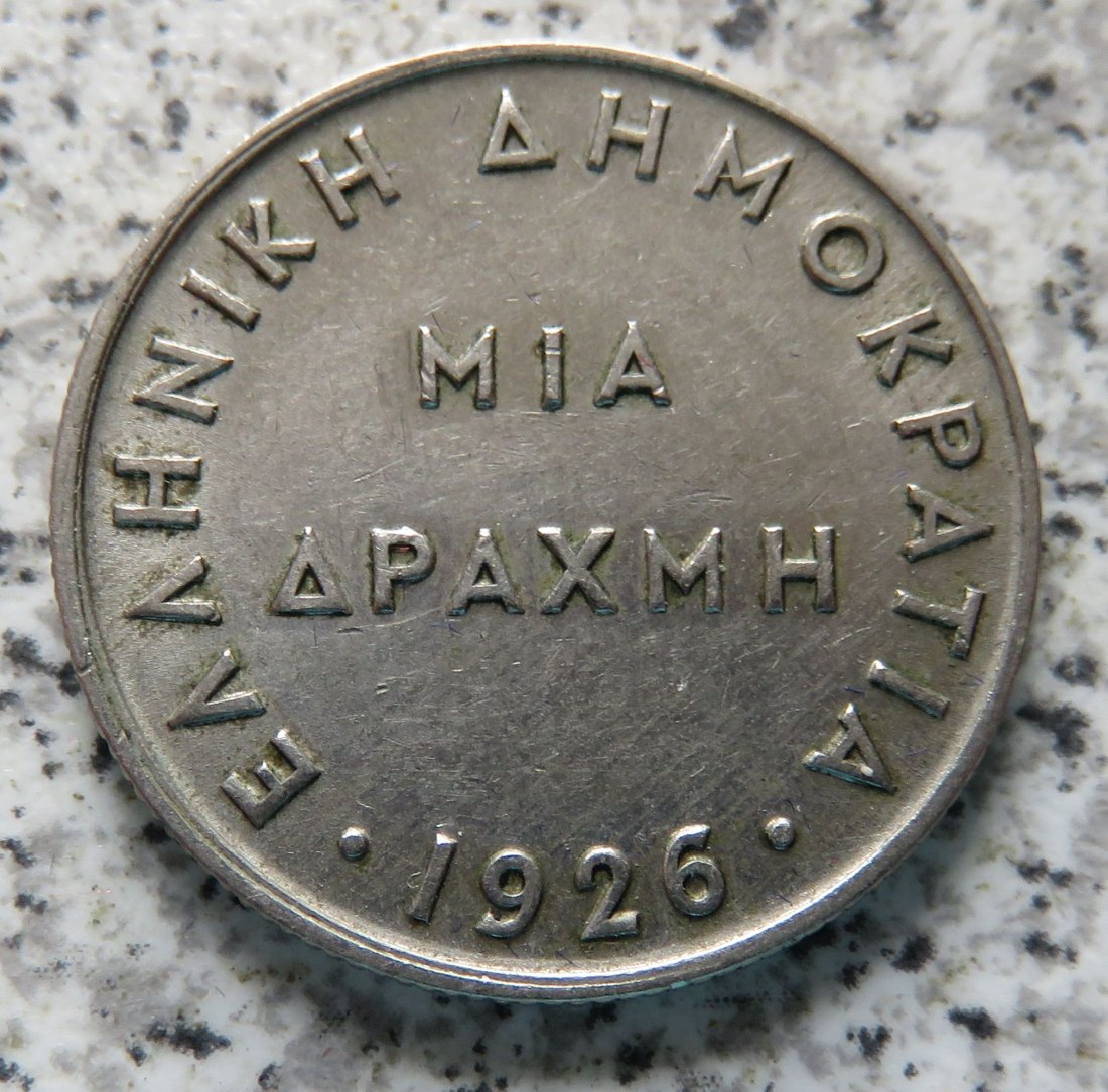  Griechenland 1 Drachme 1926   