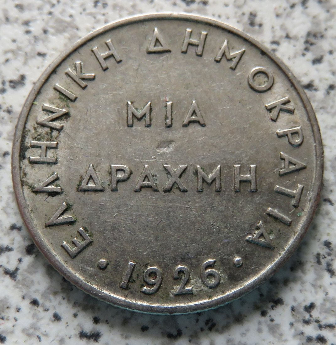  Griechenland 1 Drachme 1926   