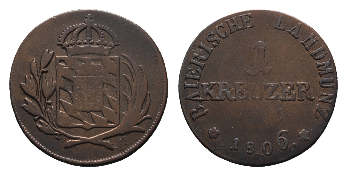  Altdeutschland; Kleinmünze 1806   