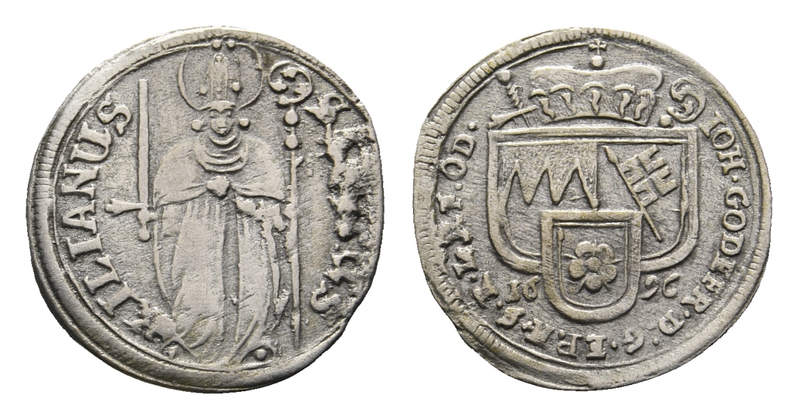  Altdeutschland; Kleinmünze 1696   