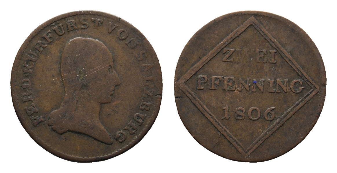  Altdeutschland; Kleinmünze 1806   