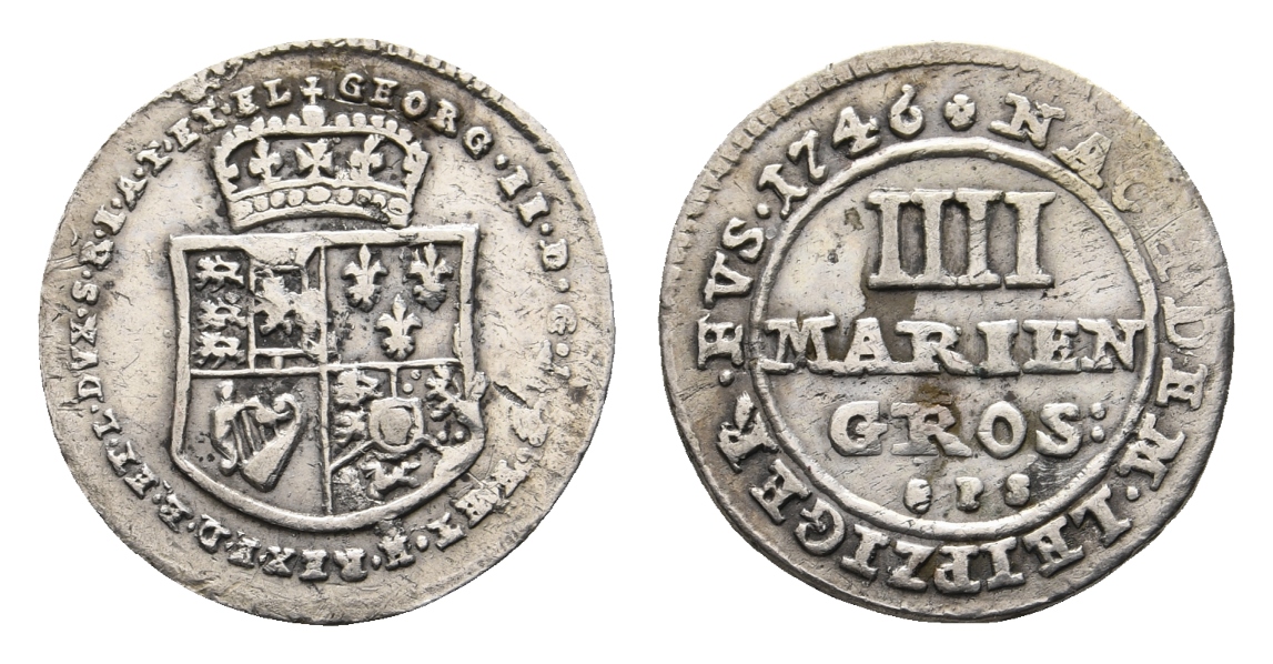  Altdeutschland; Kleinmünze 1746   