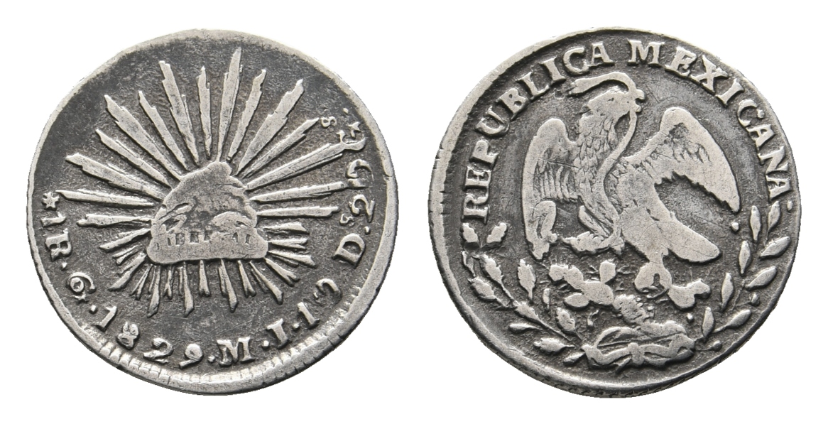  Ausland; Mexiko 1829   