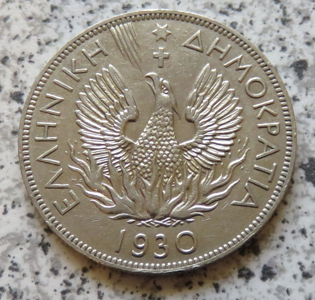  Griechenland 5 Drachmai 1930   