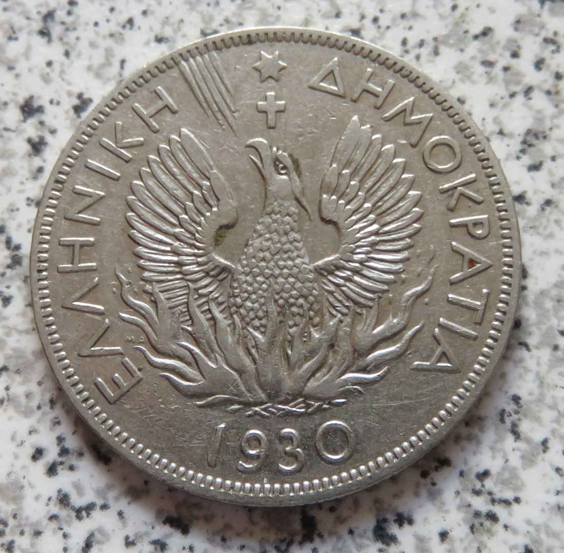  Griechenland 5 Drachmai 1930   