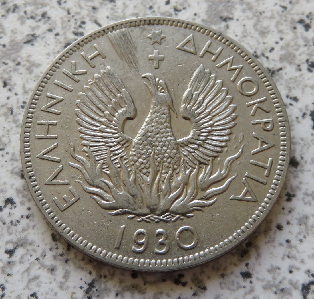  Griechenland 5 Drachmai 1930   