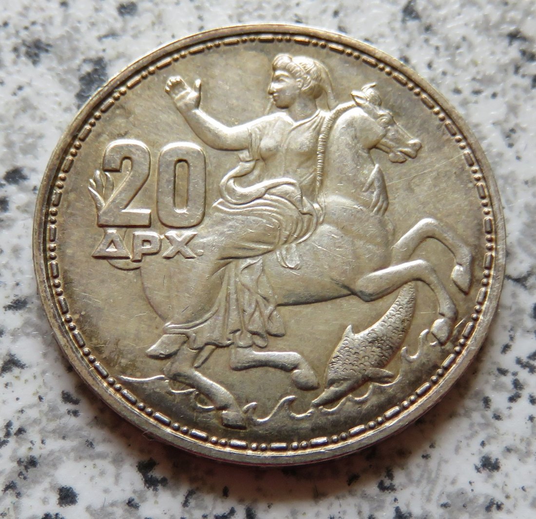  Griechenland 20 Drachmai 1960   