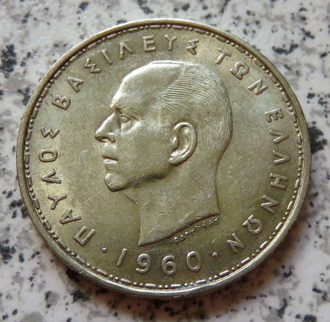  Griechenland 20 Drachmai 1960   