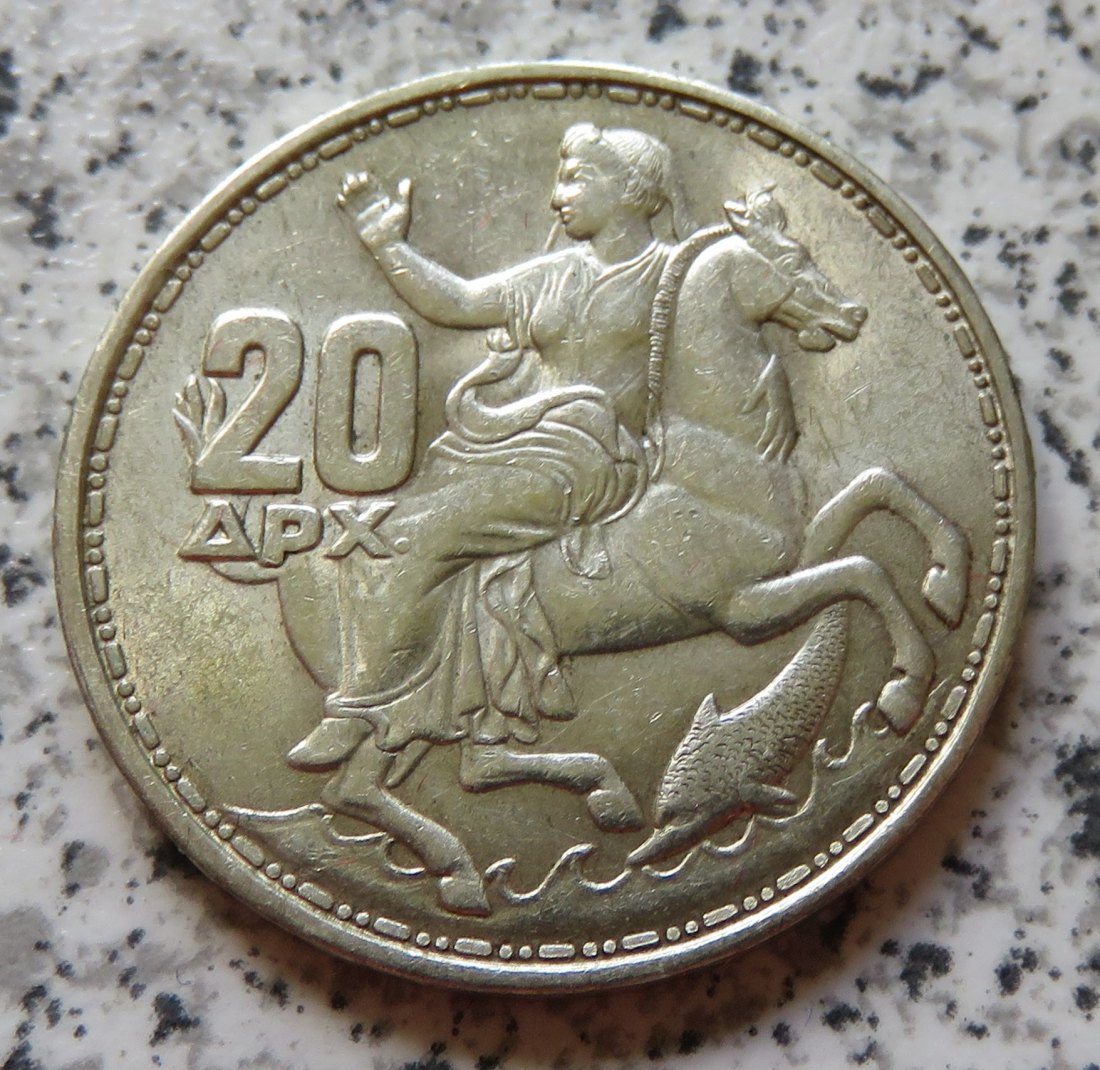  Griechenland 20 Drachmai 1960   