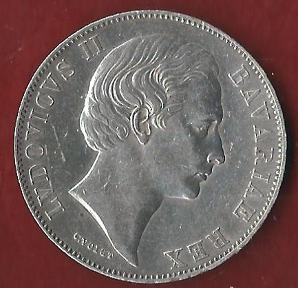  Bayern 1 Thaler 1871 Münzankauf Koblenz Frank Maurer AK 43   