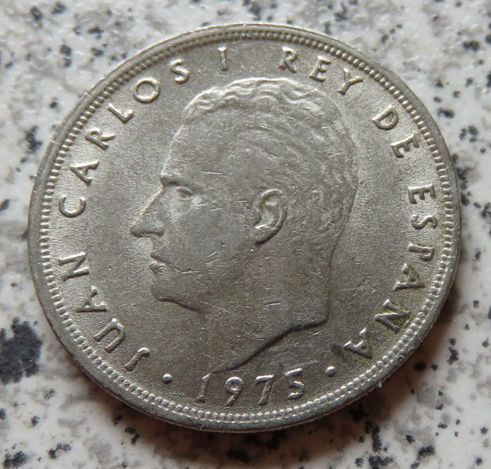  Spanien 5 Pesetas 1975 Sternchen 79   