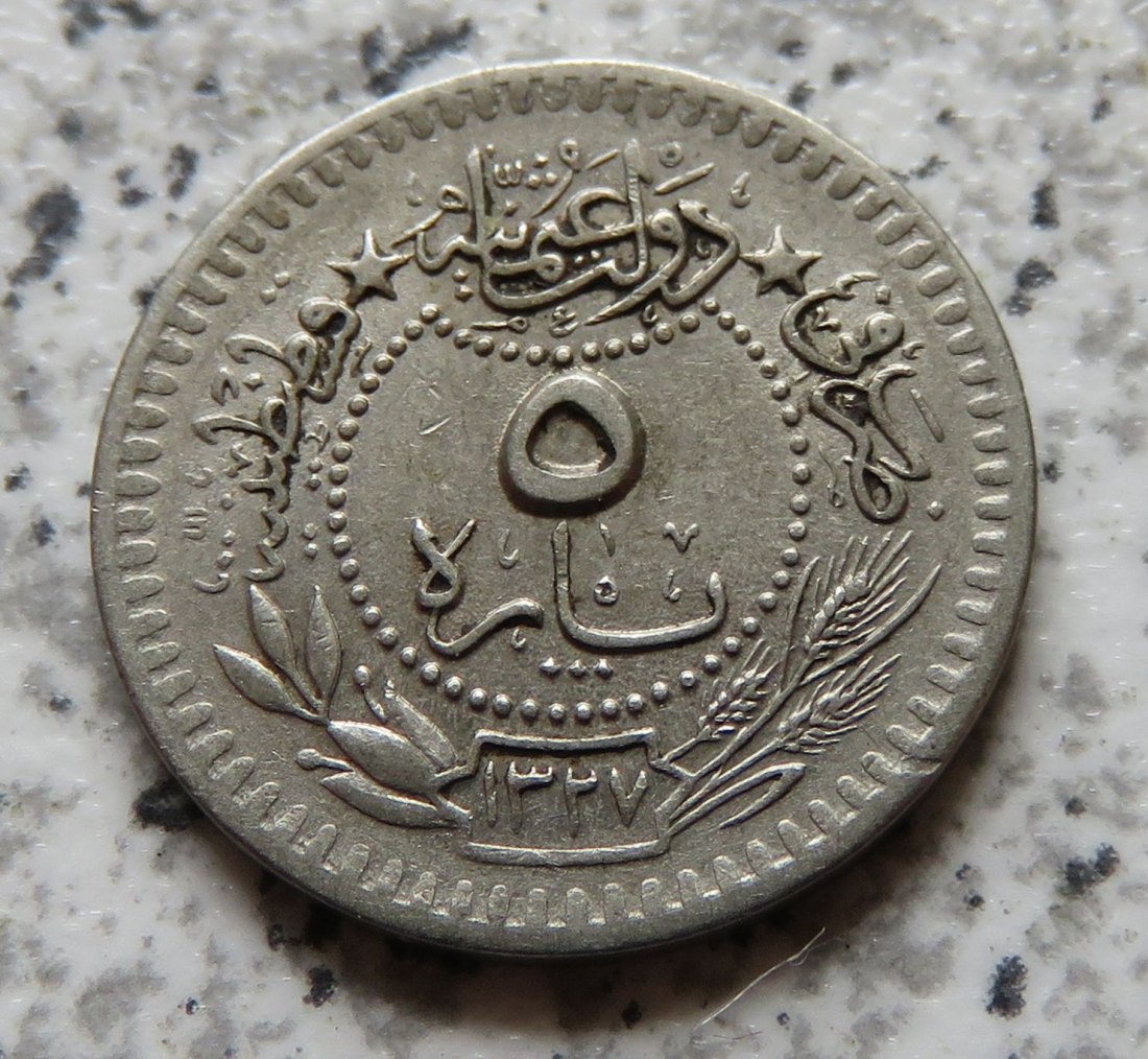  Osmanisches Reich 5 Para 1327/4 (1912)   
