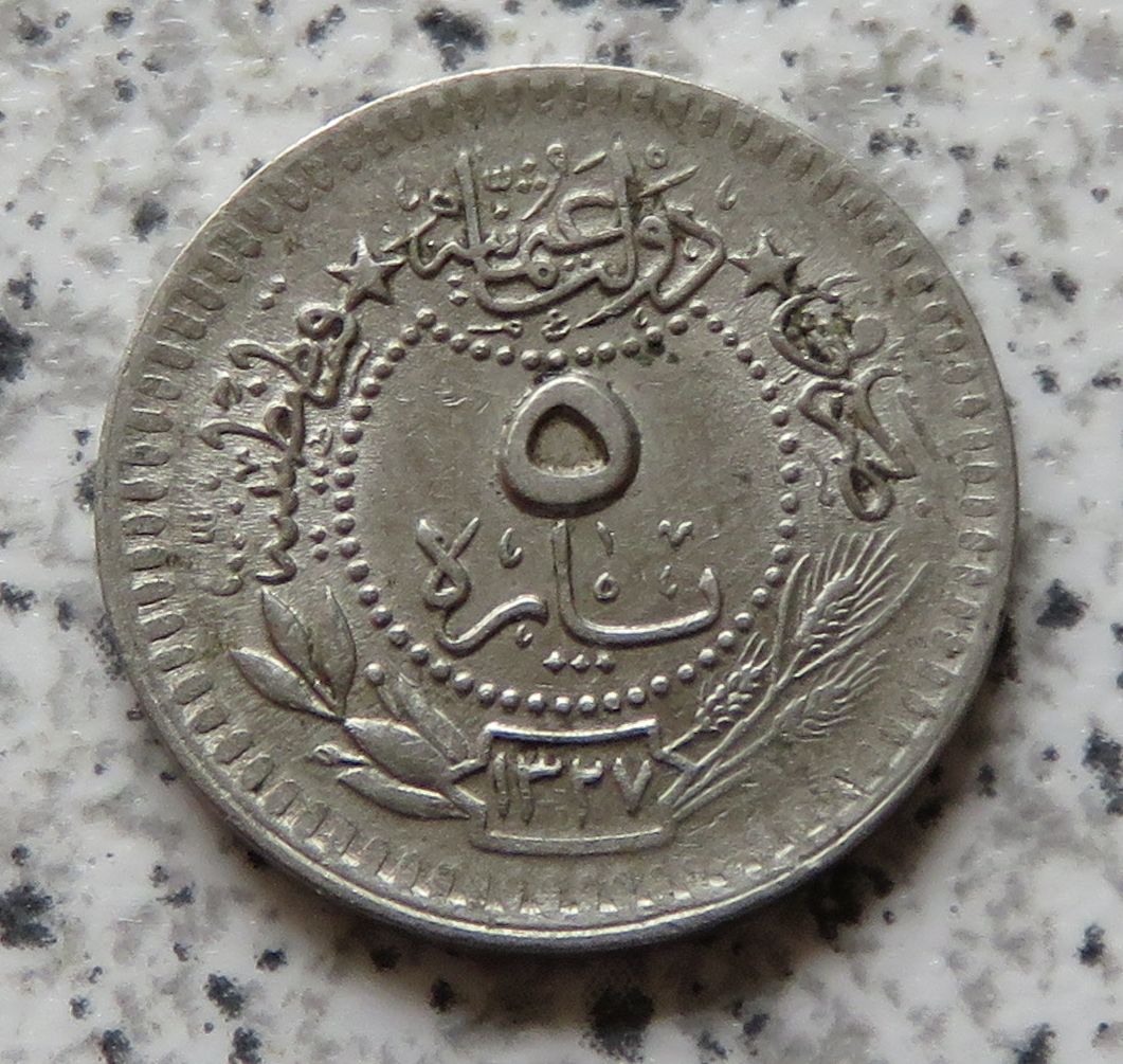 Osmanisches Reich 5 Para 1327/5 (1913)   