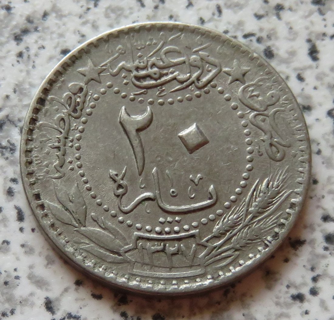  Osmanisches Reich 20 Para 1327/5 (1913)   