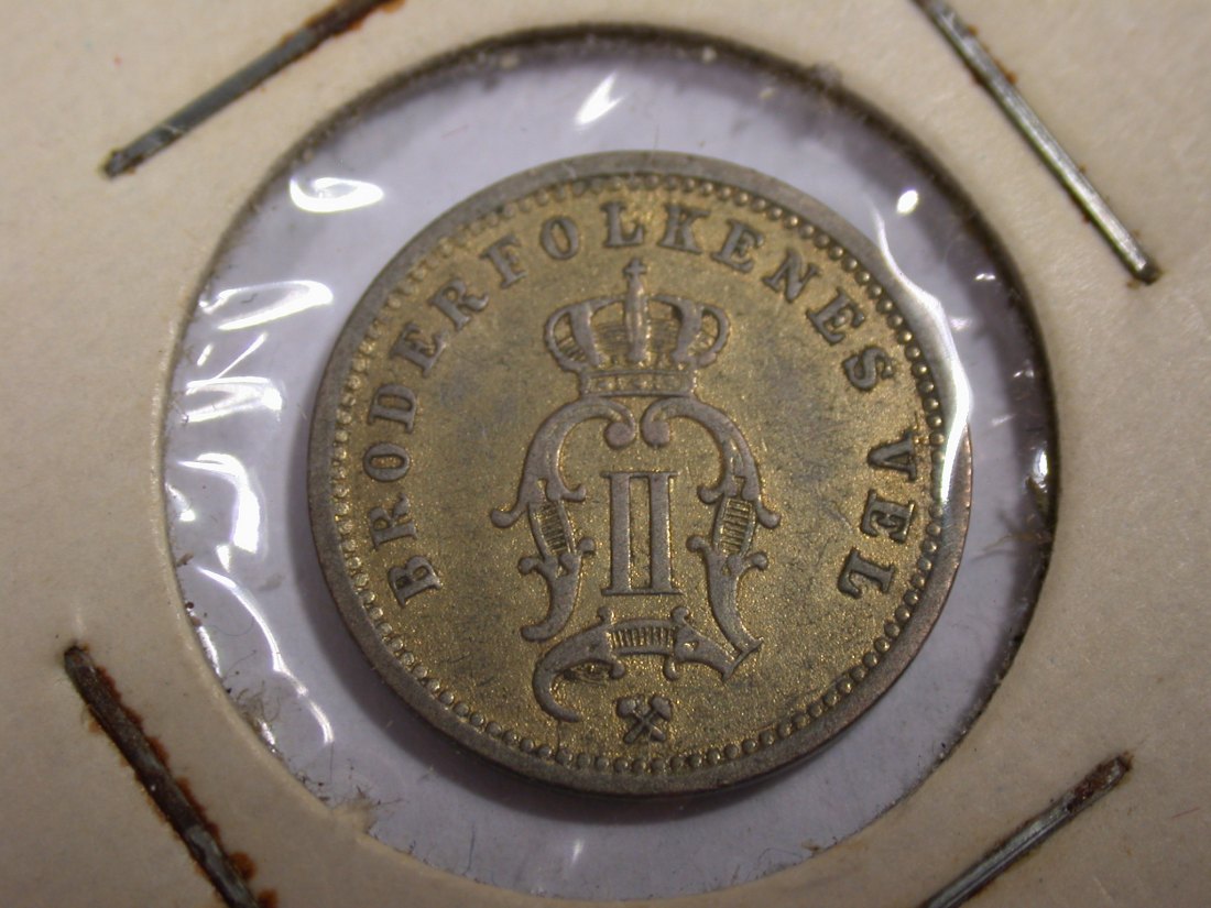  J20  Norwegen  10 Öre 1876 in ss  Originalbilder   