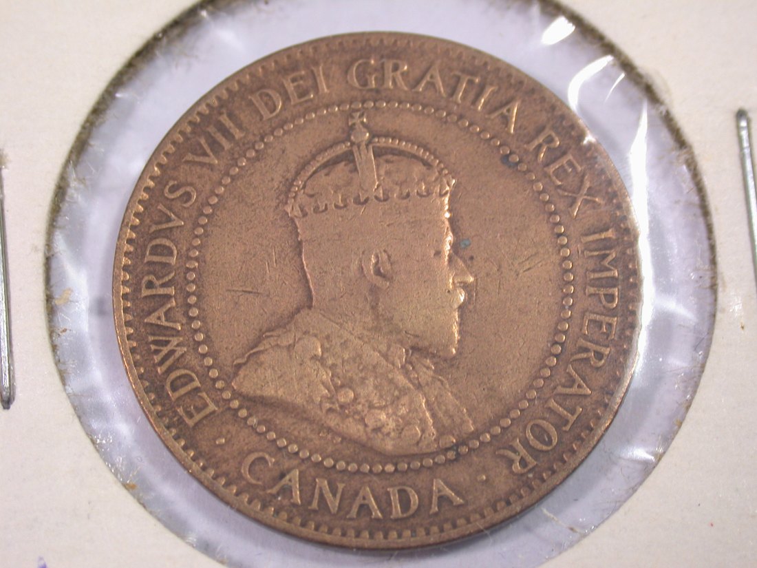 J20  Canada  1 Cent 1907 in ss/ss+   Originalbilder   