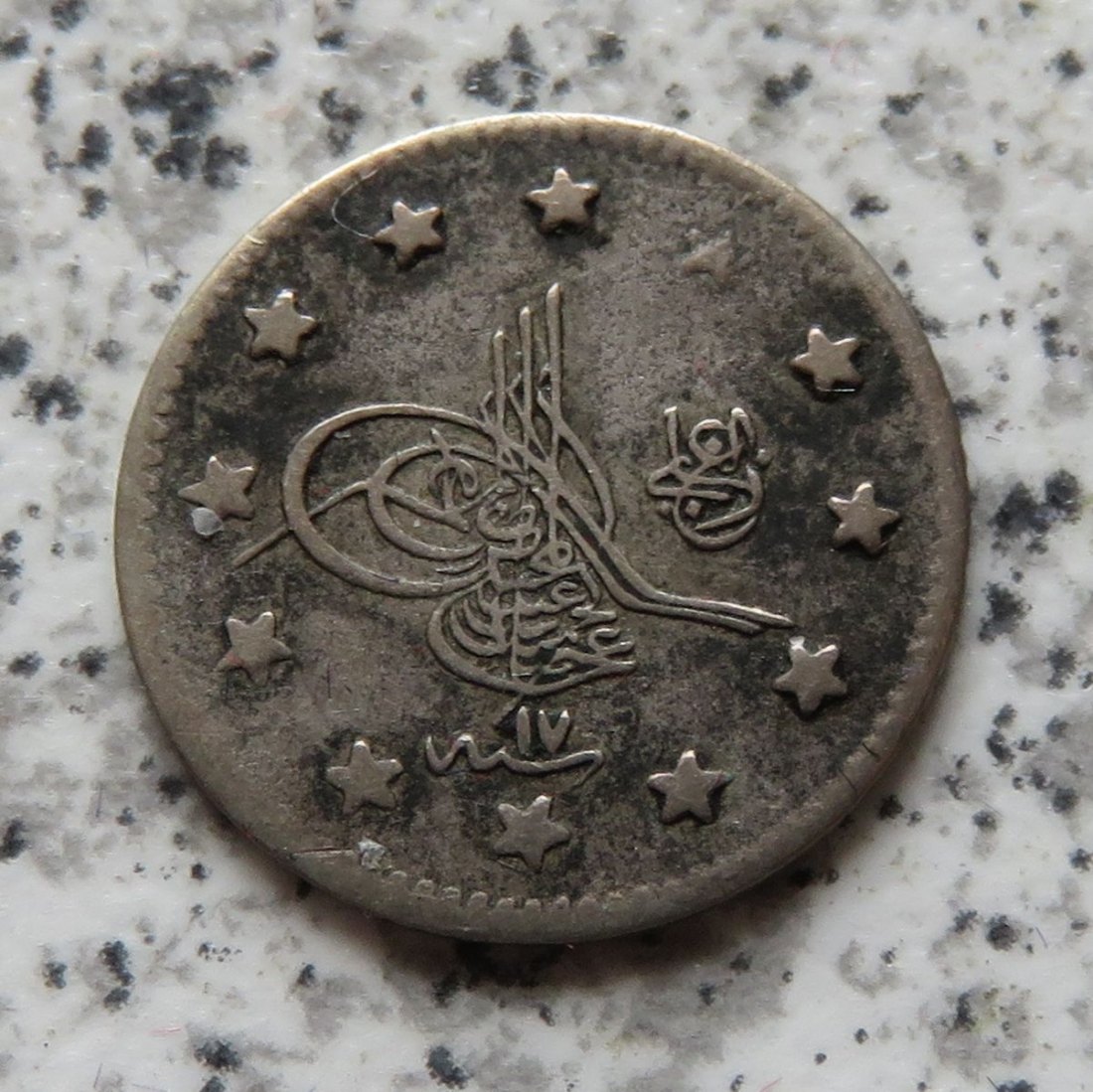  Osmanisches Reich 1 Kurush AH1293/17 (1891)   
