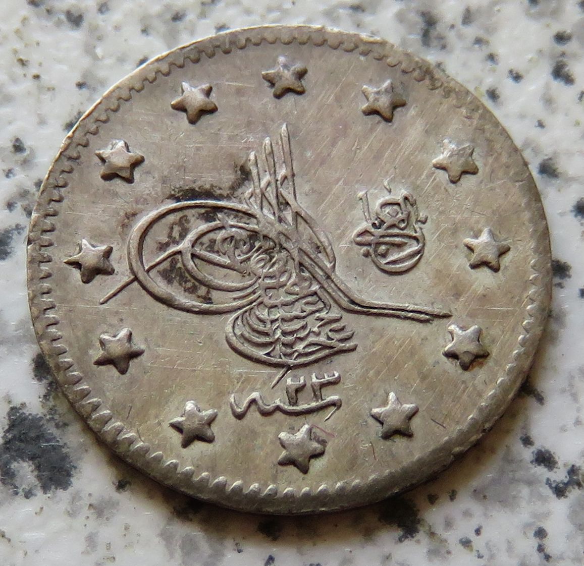  Osmanisches Reich 1 Kurush AH1293/23 (1897)   
