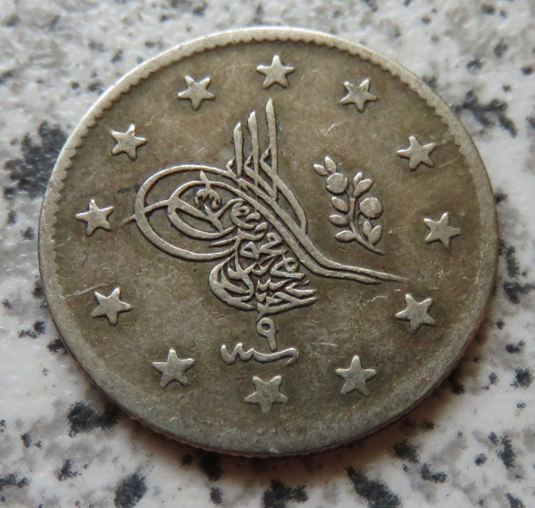  Osmanisches Reich 2 Kurush AH1255/9 (1847)   