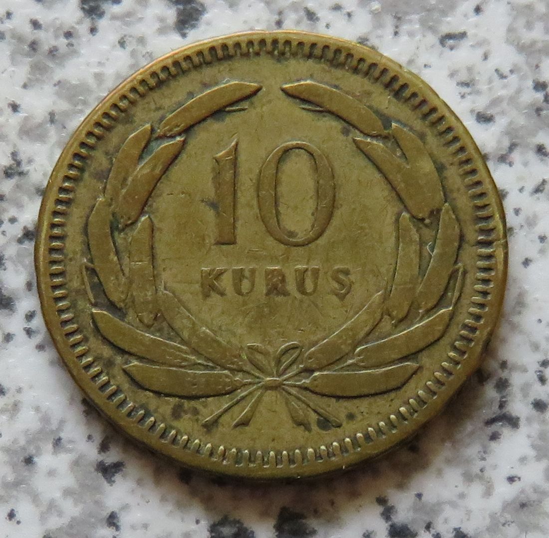 Türkei 10 Kurus 1951   
