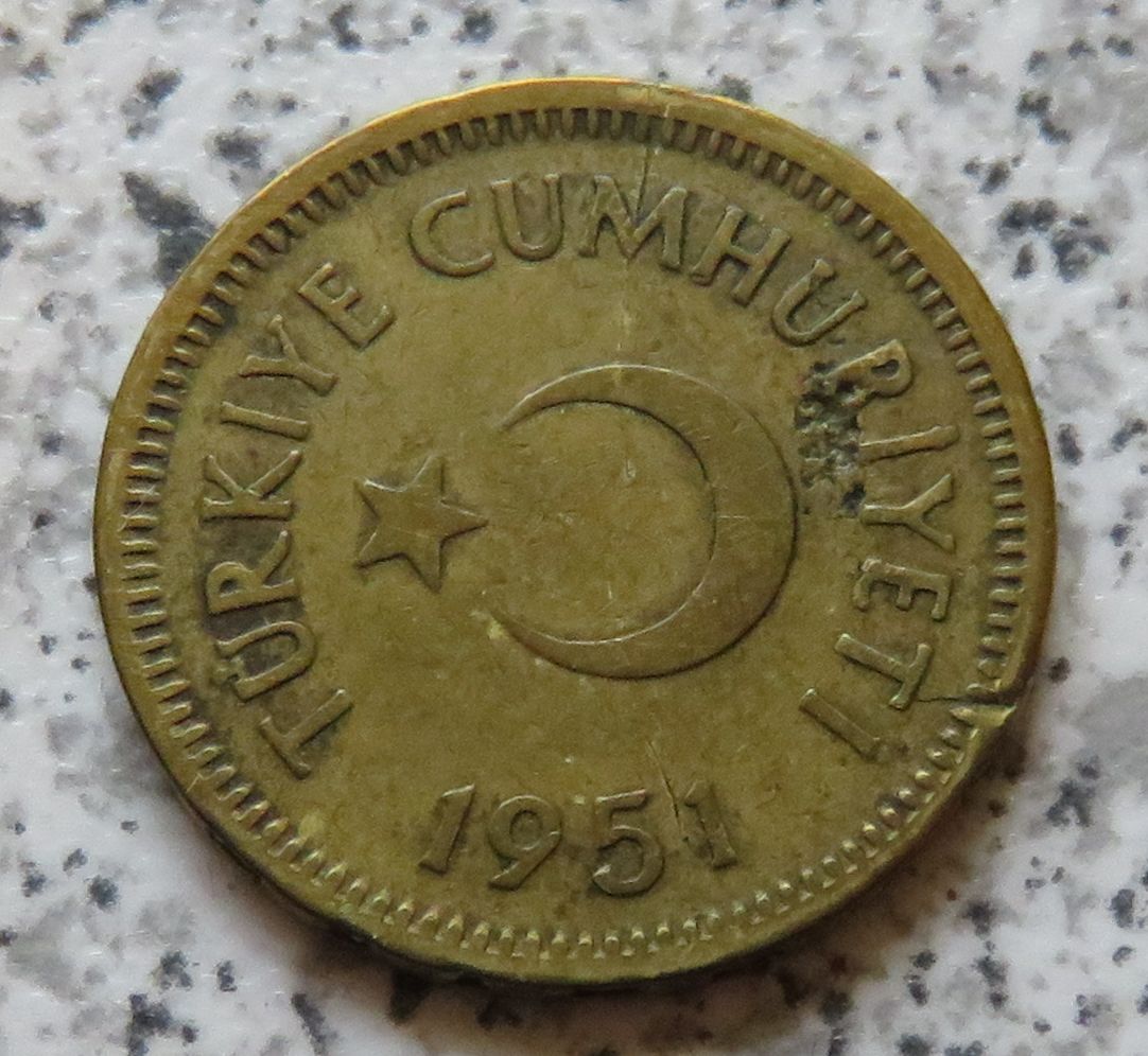  Türkei 10 Kurus 1951   