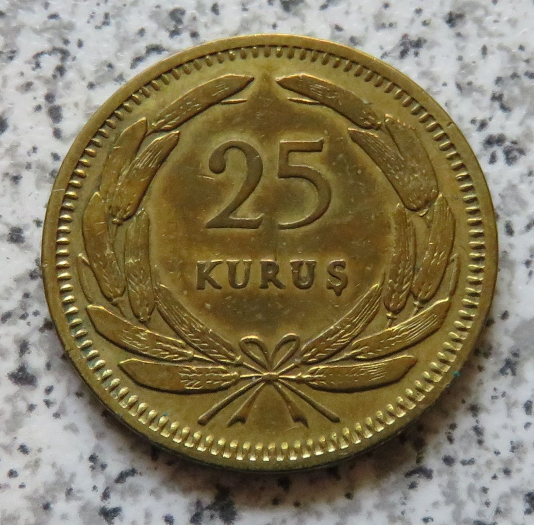  Türkei 25 Kurus 1956   