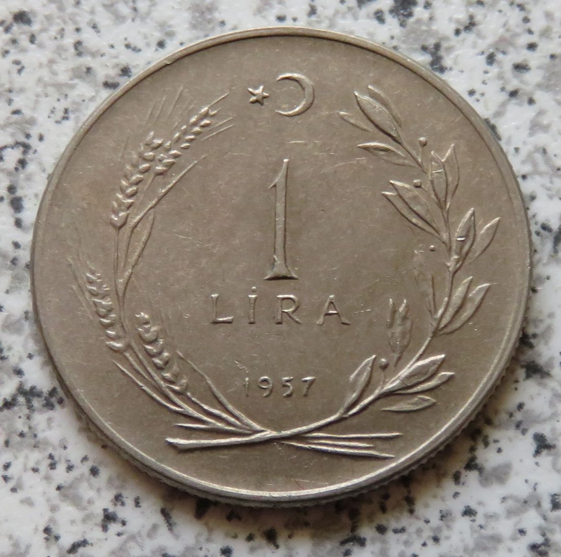  Türkei 1 Lira 1957   
