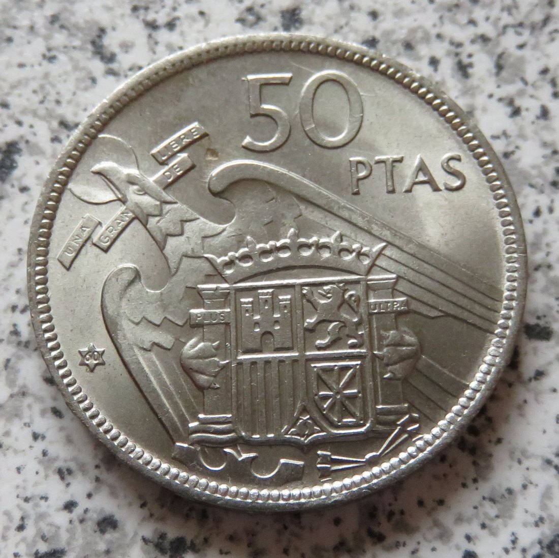  Spanien 50 Pesetas 1957, Sternchen 60   