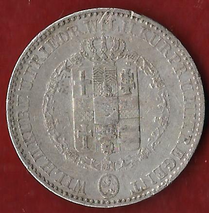  Hessen 1 Thaler 1832 Münzankauf Koblenz Frank Maurer AK 44   