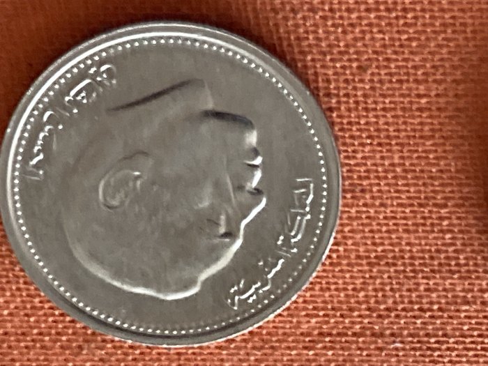 Münze Münzen Umlaufmünze Marokko 1/2 Dirham 1987   