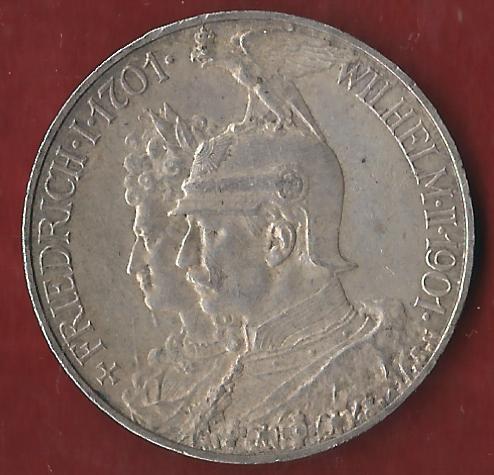  Preussen 5 Mark 1901 200 J vz-st Münzankauf Koblenz Frank Maurer AK 48   