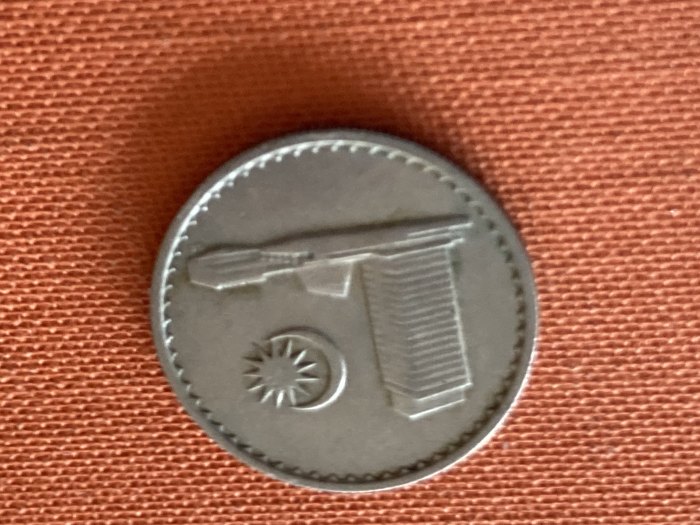  Münze Münzen Umlaufmünze Malaysia 10 Sen 1967   