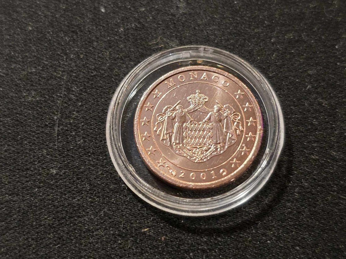  Monaco 1 Cent 2001 STG   