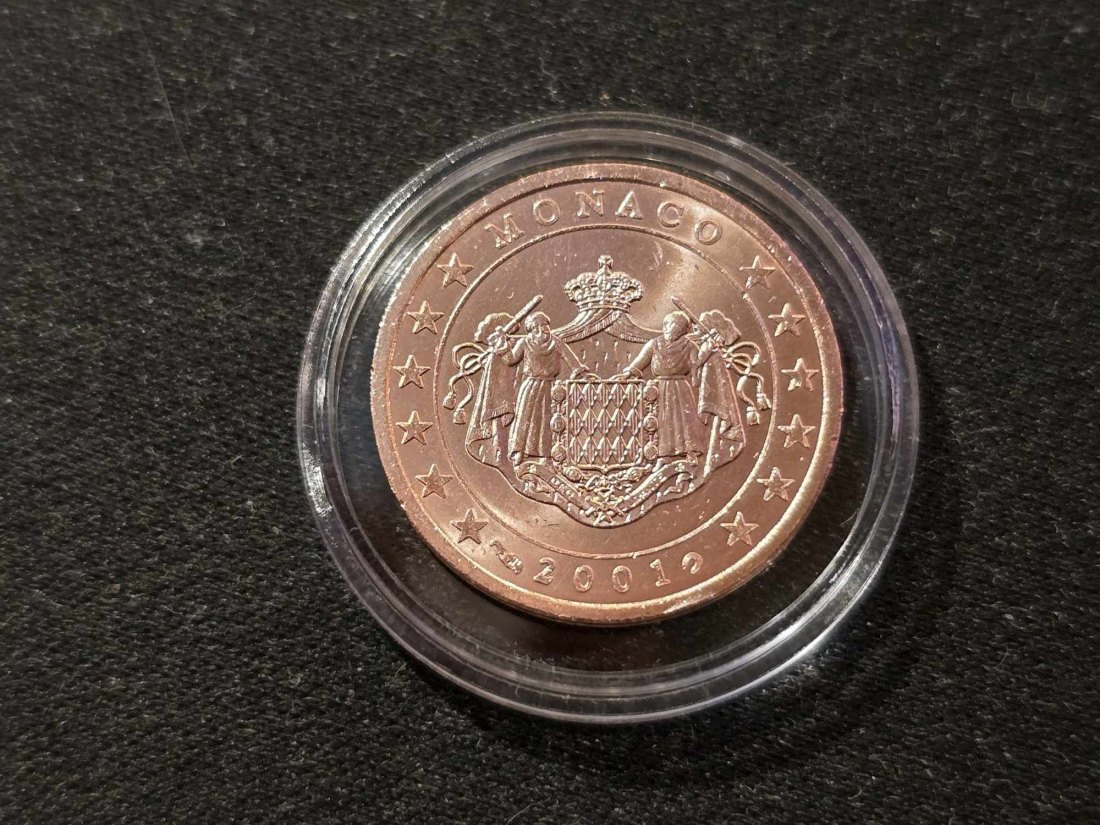  Monaco 2 Cent 2001 STG   