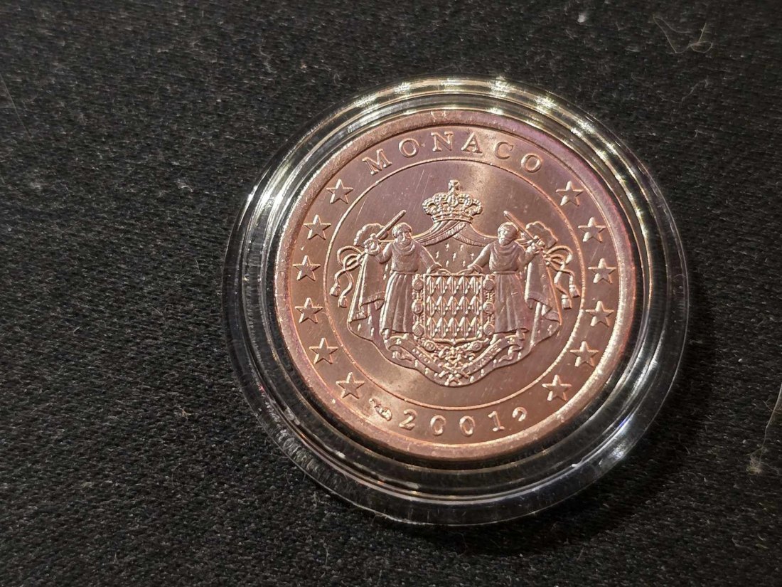  Monaco 5 Cent 2001 STG   