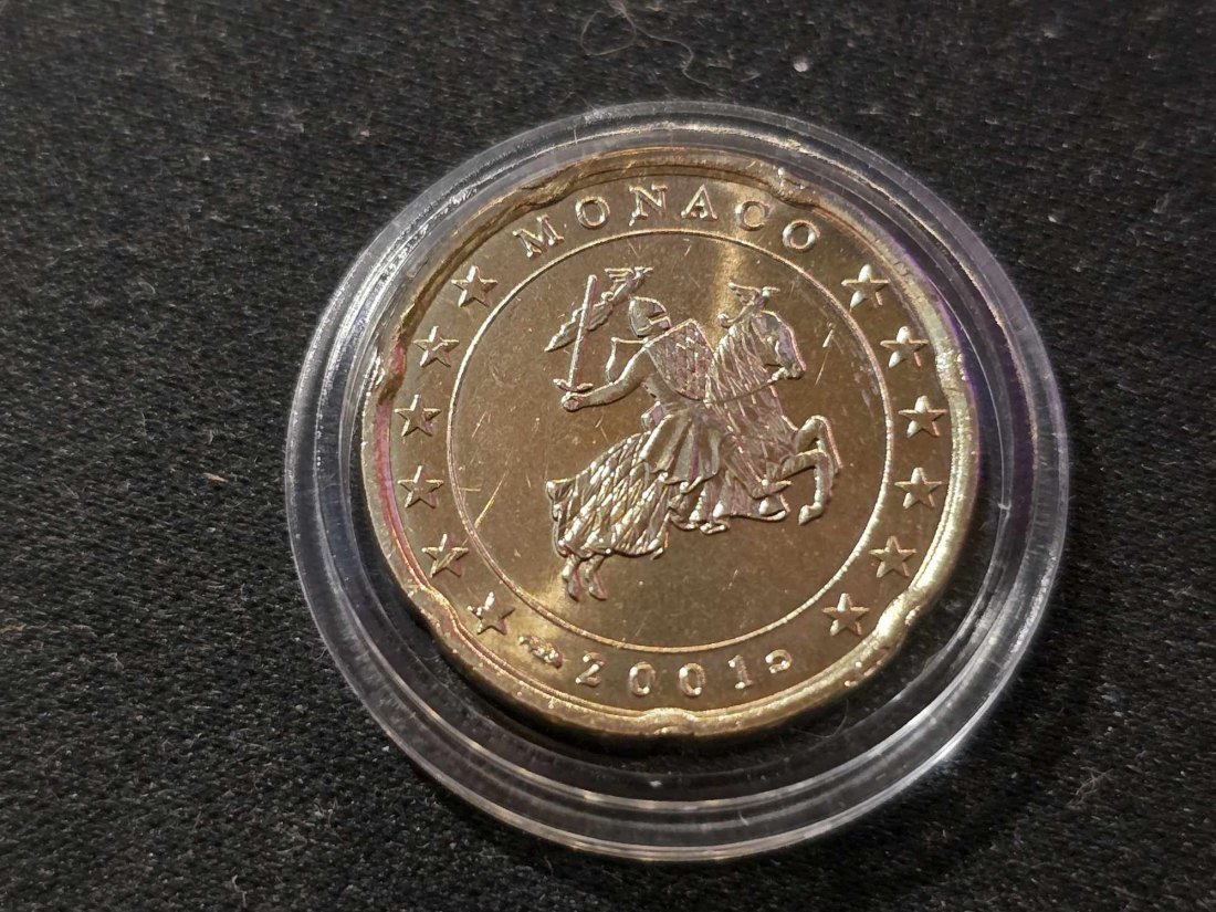  Monaco 20 Cent 2001 STG   