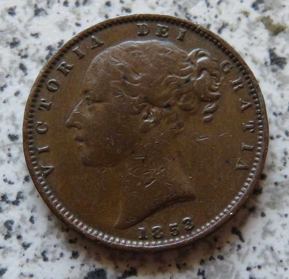  Großbritannien Farthing 1853   