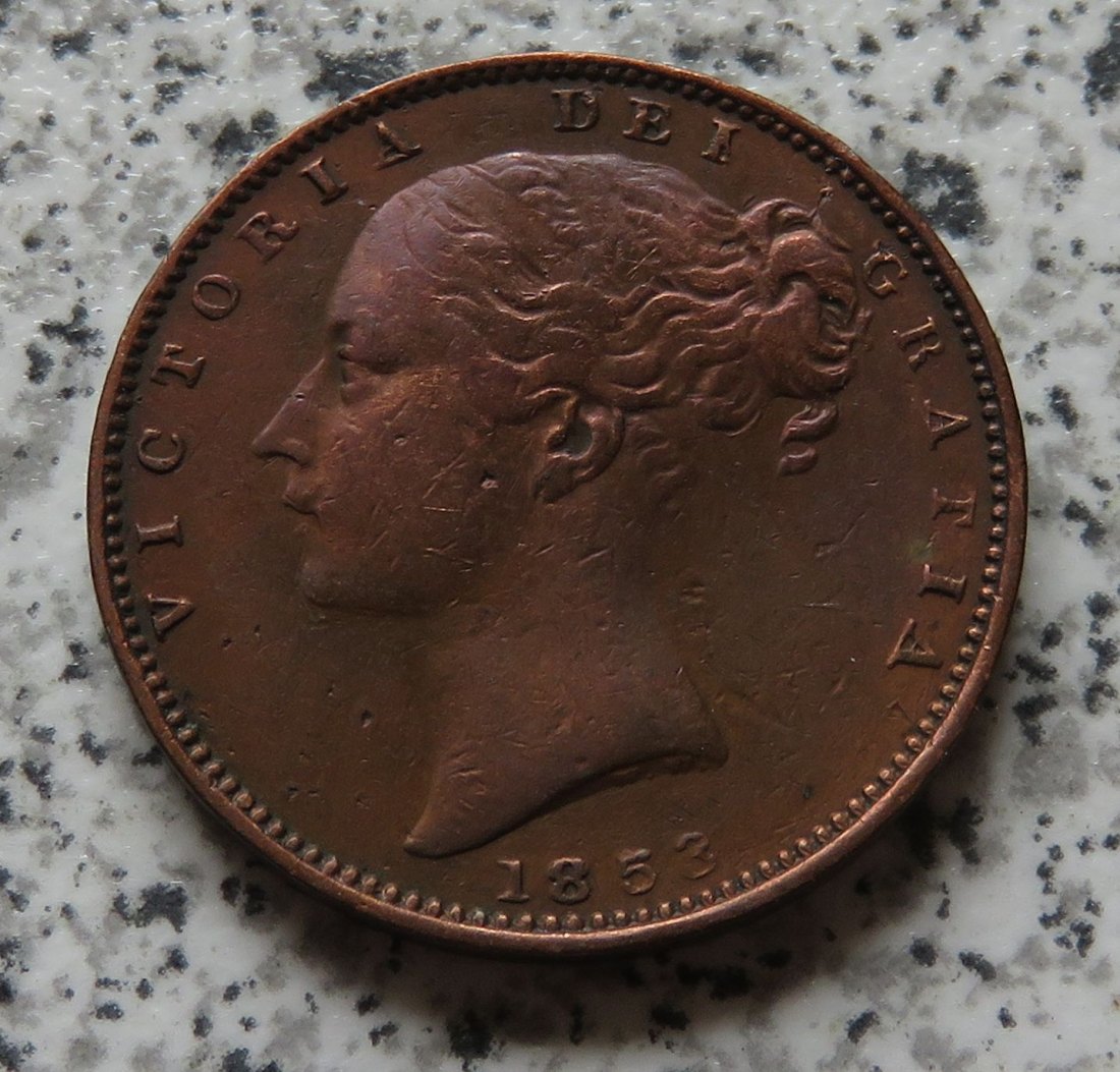  Großbritannien Farthing 1853   